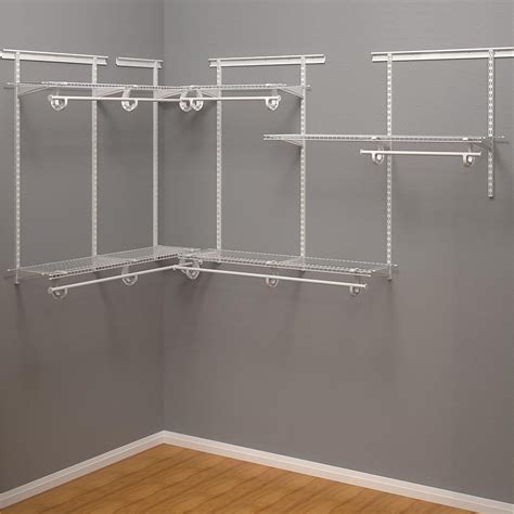 shelftrack closet systems|adjustable wire closet shelving systems.